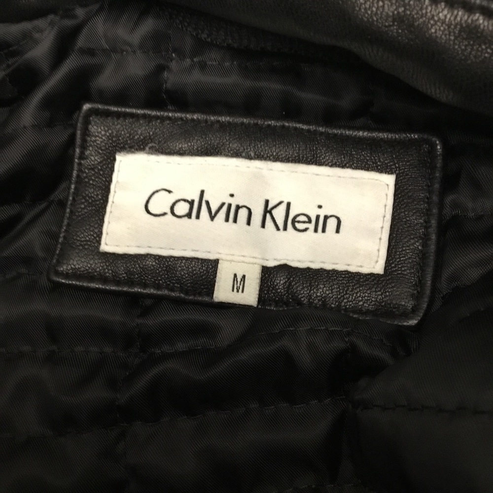 Calvin Klein leather jacket - Picture 6 of 16